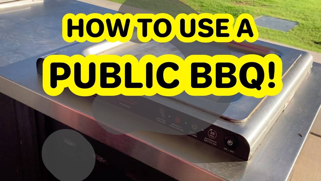 How to use a public BBQ